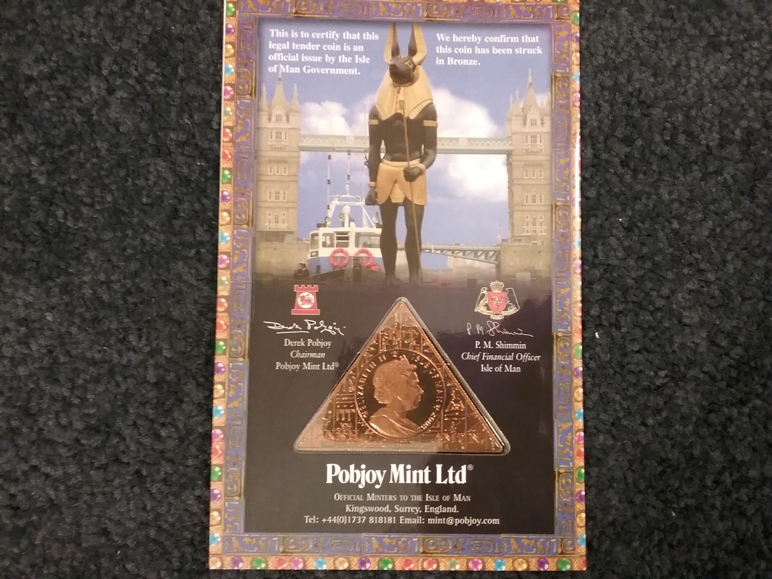 Pobjoy Mint World's First Pyramid Coin