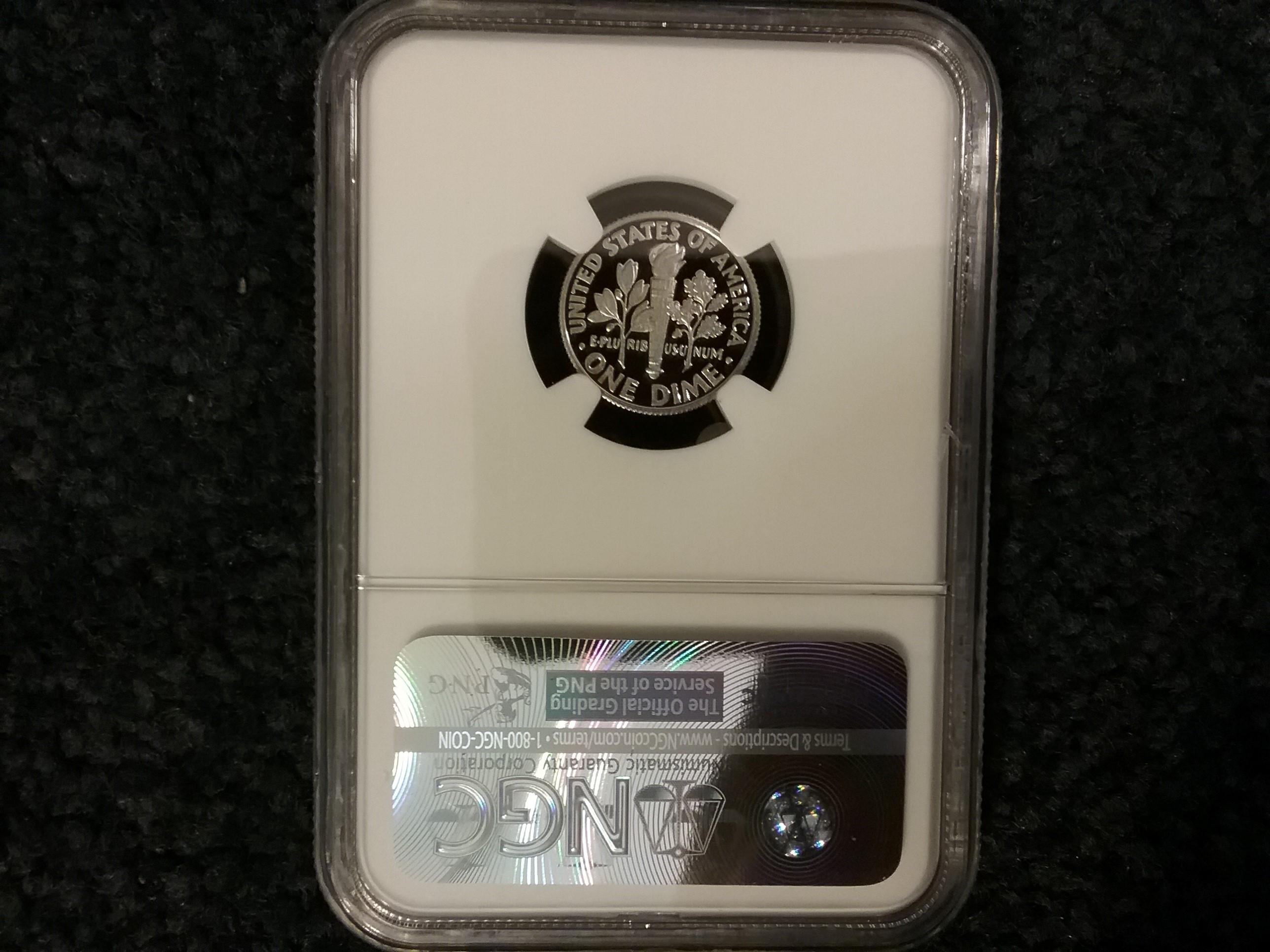NGC 2016-S Roosevelt Dime PF 70 UC