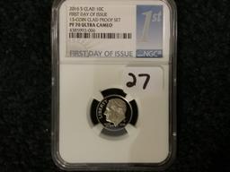 NGC 2016-S Roosevelt Dime PF 70 UC