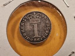 1784 Great Britain silver 1 pence