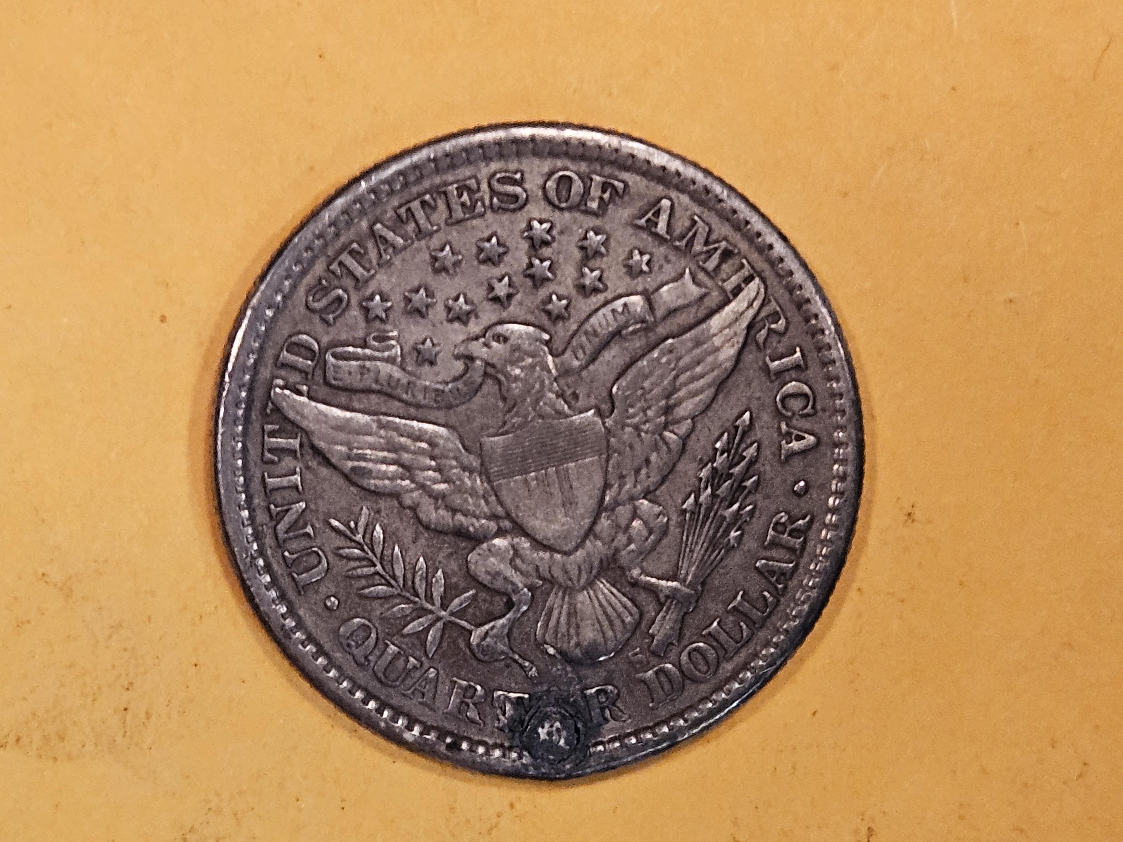 Better date 1895-S Barber Quarter