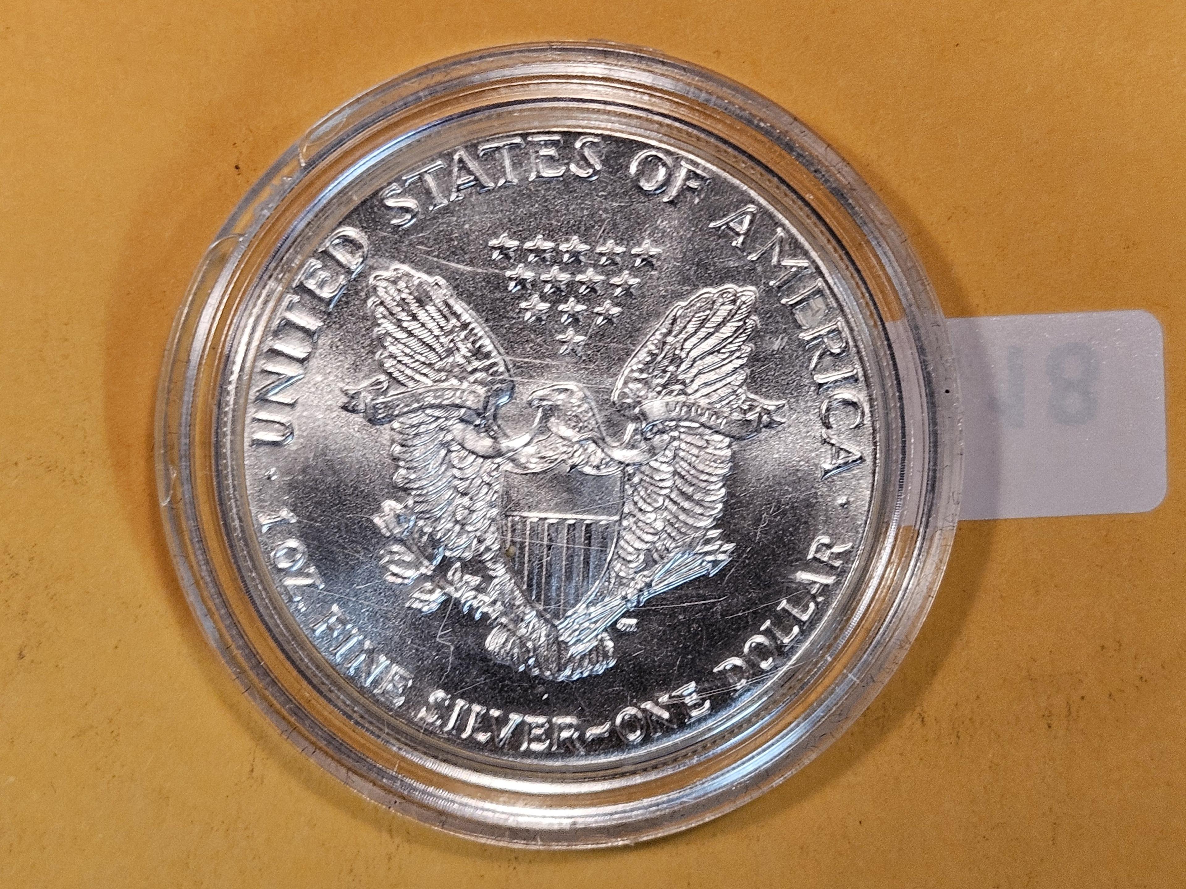 KEY DATE 1986 GEM Brilliant Uncirculated American Silver Eagle