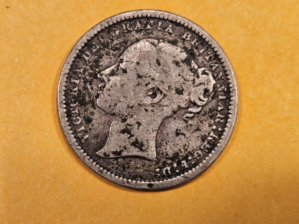 1873 British shilling