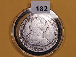 1785 Mo Mexico silver 8 reals