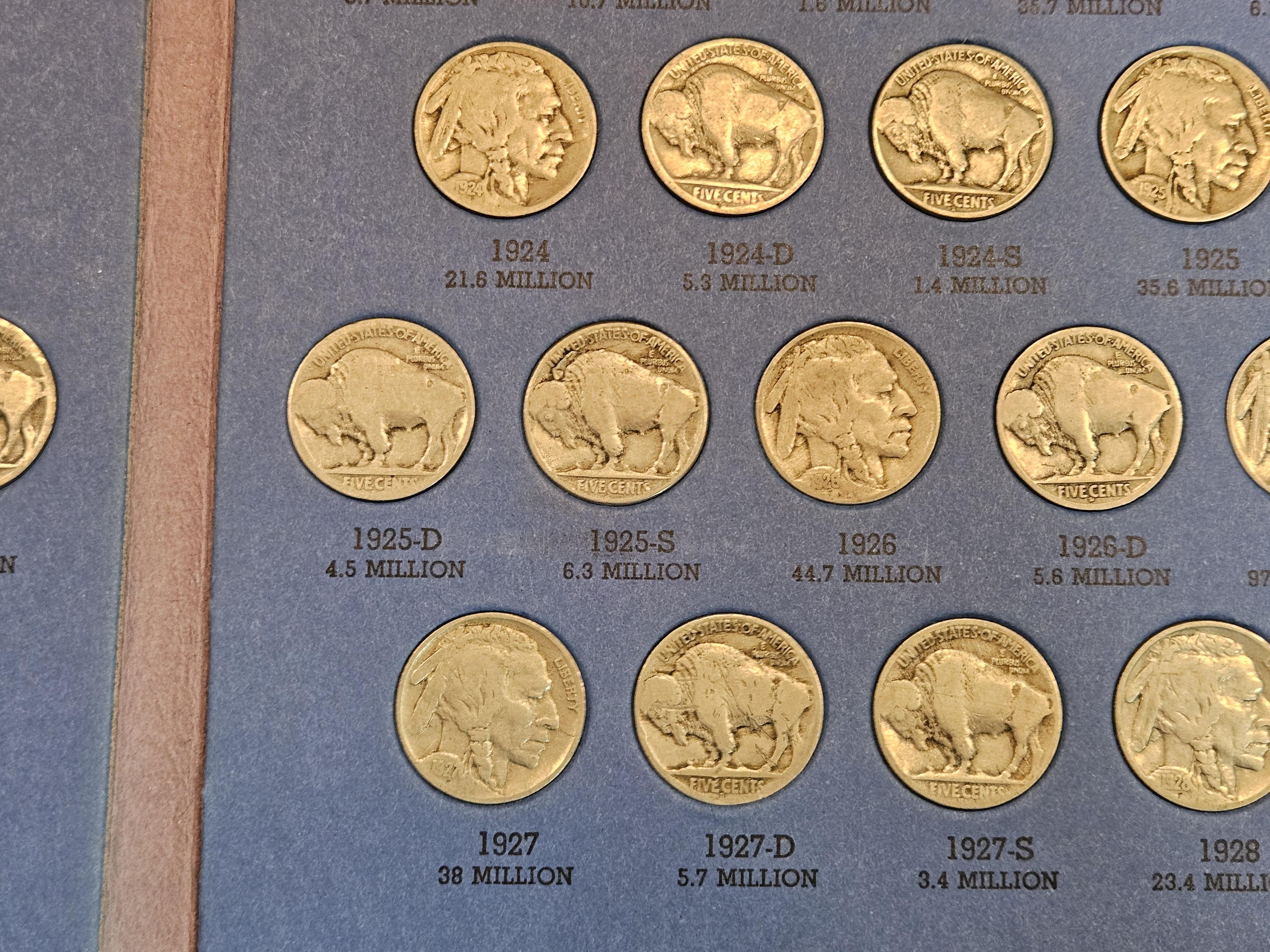 * Nice, nearly complete, Buffalo Nickel Collection!