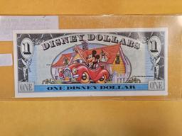 DISNEY DOLLAR! 1993-A One Dollar Uncirculated