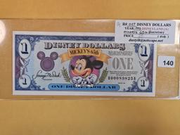 DISNEY DOLLAR! 1993-A One Dollar Uncirculated