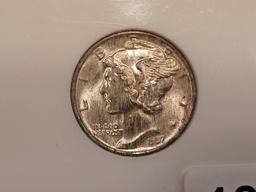 GEM! NGC 1937 Mercury Dime in Mint State 66 FB