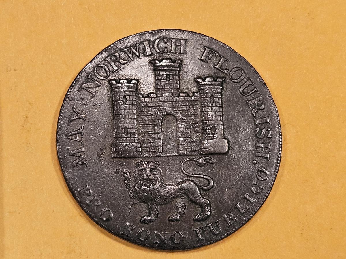 1792 CONDER Token in Extra Fine