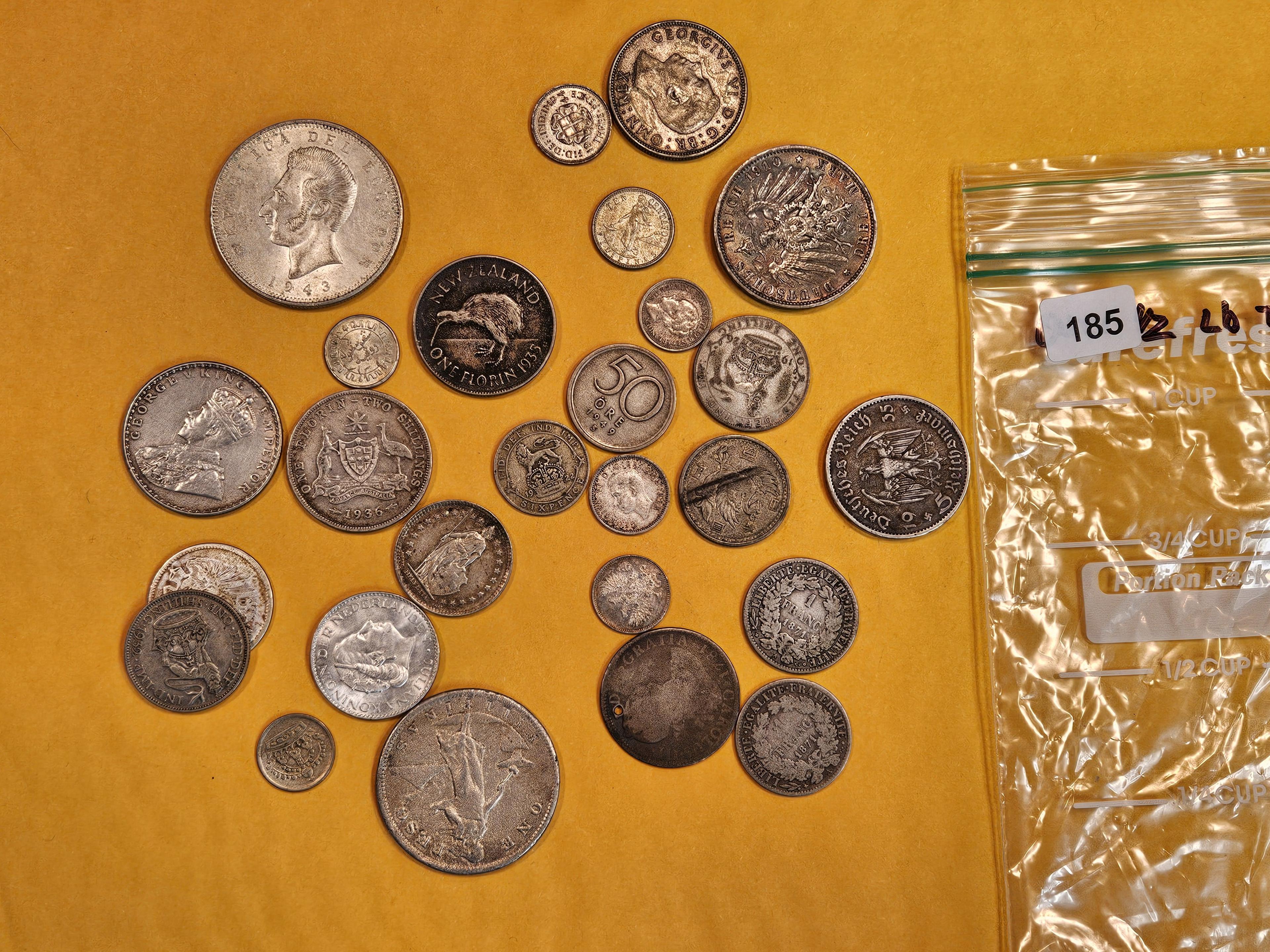 Nice mix of World SILVER Coins