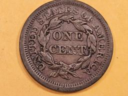 1854 Braided Hair Large Cent