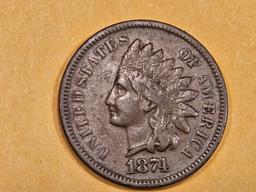 Better Date 1874 Indian Cent