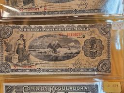 Three scarce Mexican notes