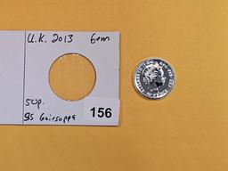 GEM 2013 Brilliant Uncirculated Silver United Kingdom 50 pence SS Gairsoppa