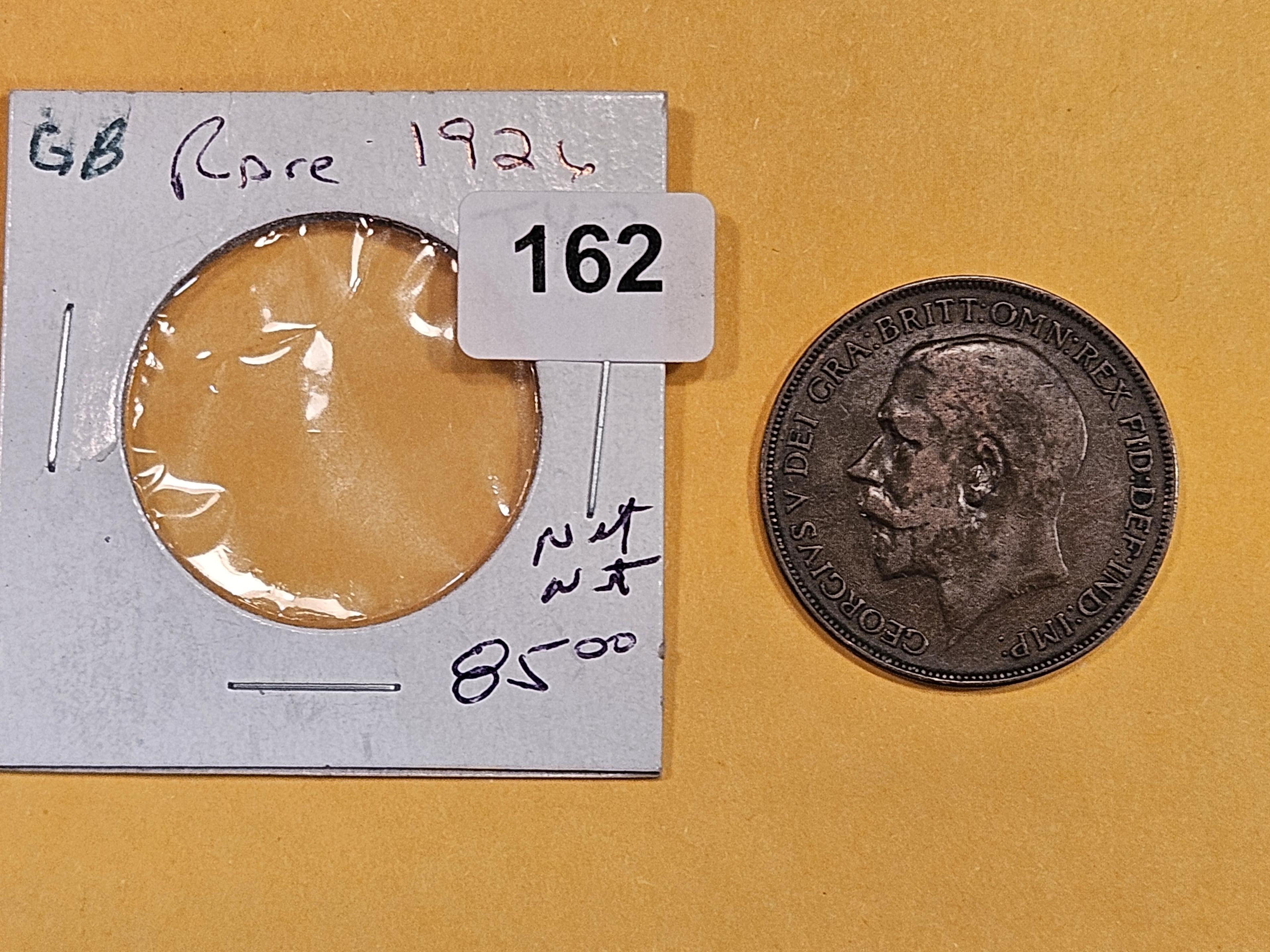* Key 1926 Great Britain penny