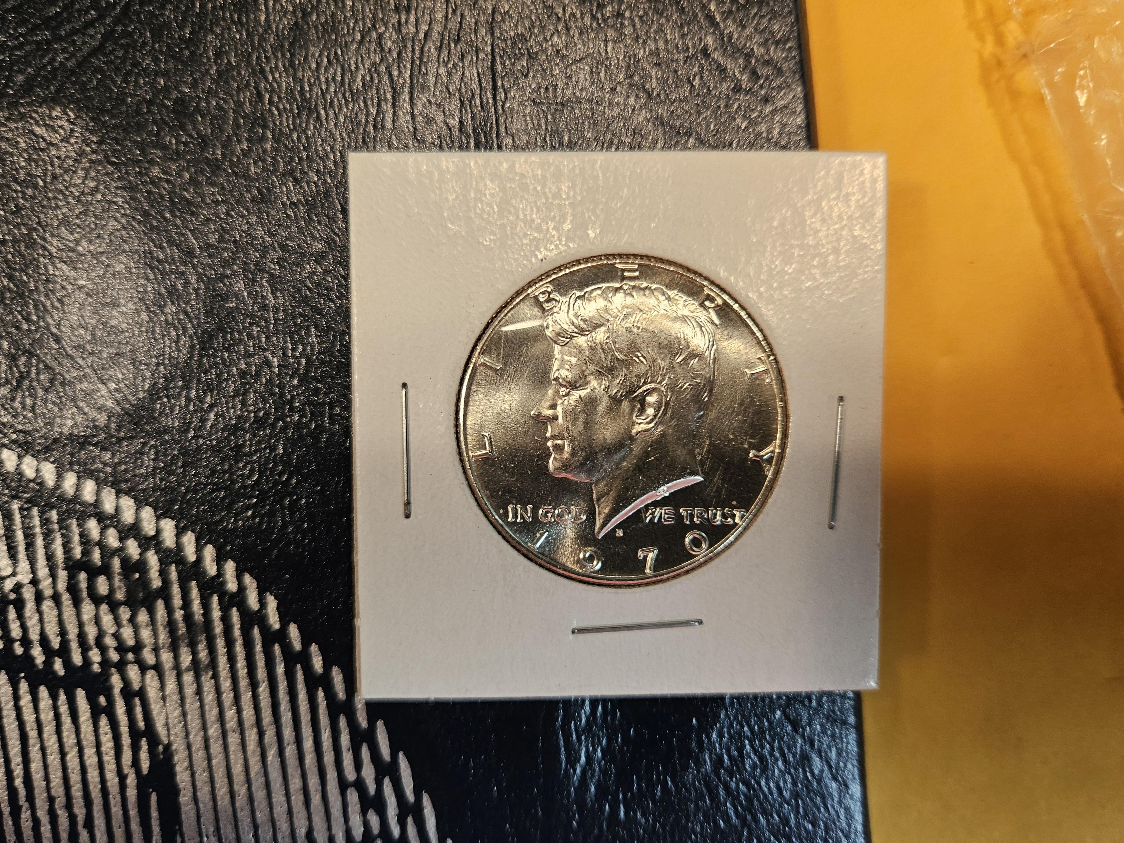 Kennedy half dollars!