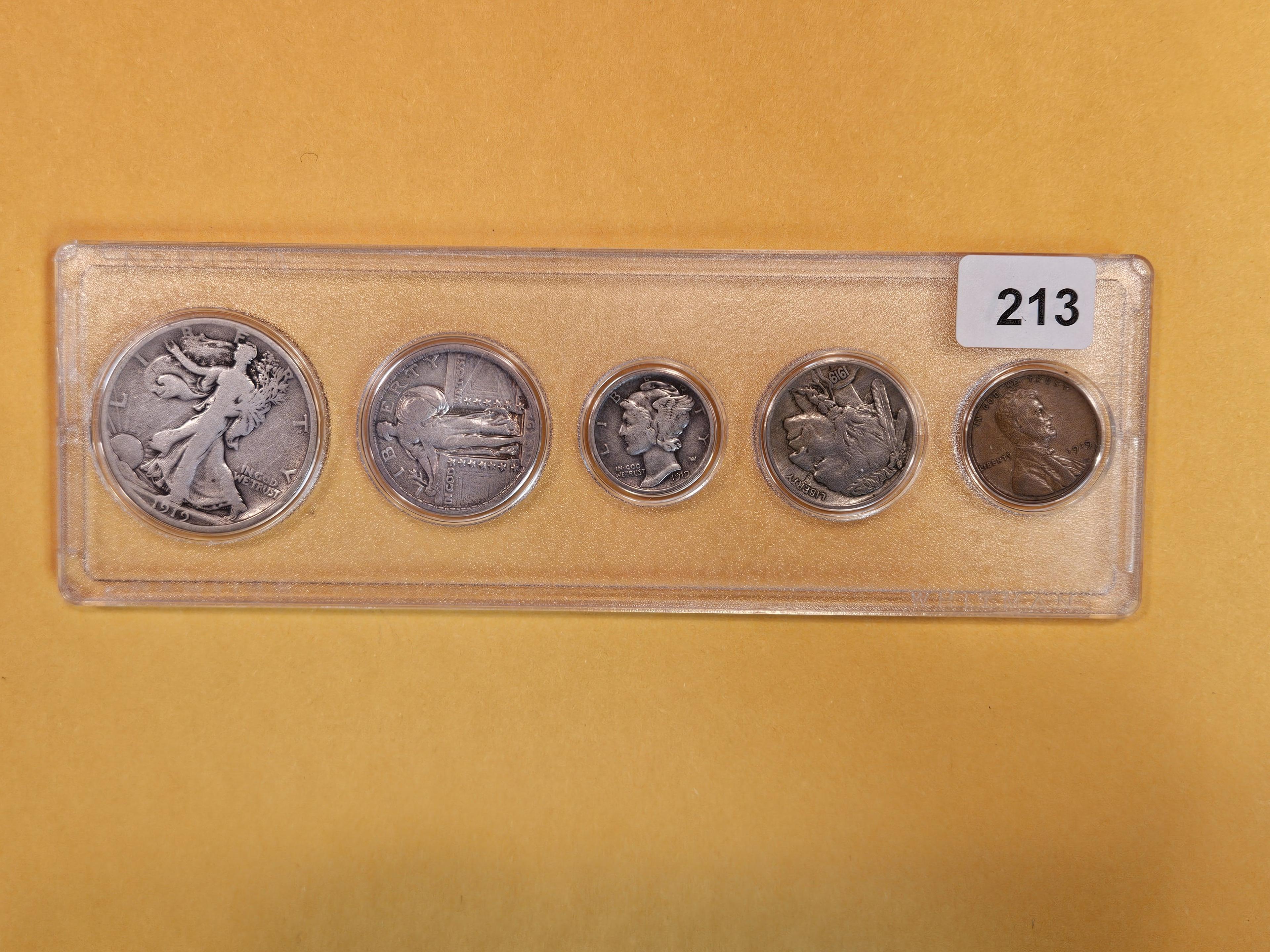 1919 Year coin set