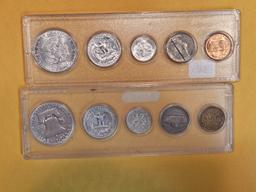 1954 and 1964 Year Coin Sets