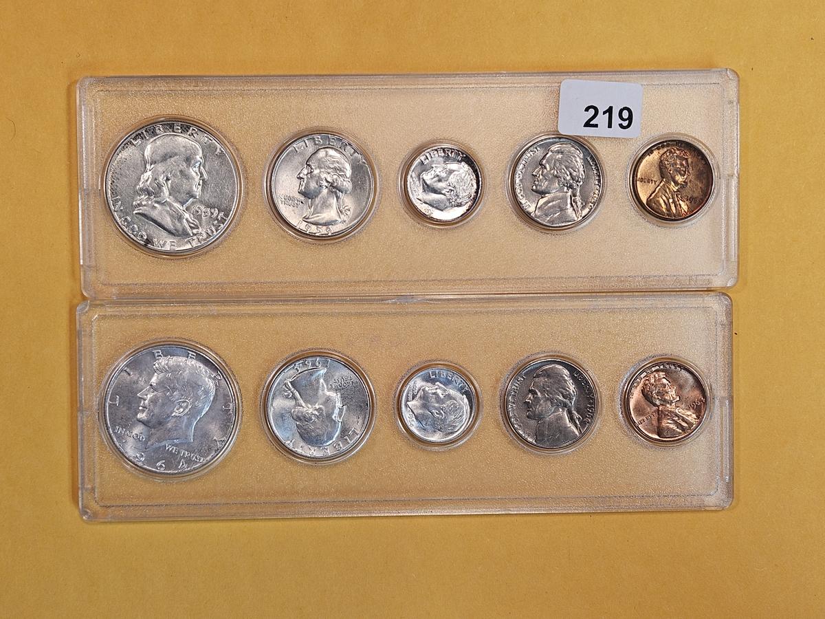 1959 and 1964 Year Coin Sets