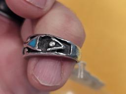 Vintage, Mexican, sterling silver ring