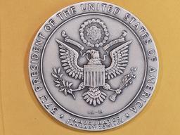 Large Over FIVE OUNCE .999 Silver Medallic Arts Medal