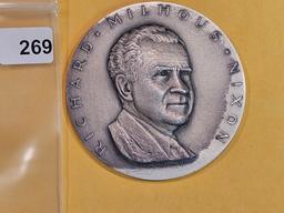 Large Over FIVE OUNCE .999 Silver Medallic Arts Medal