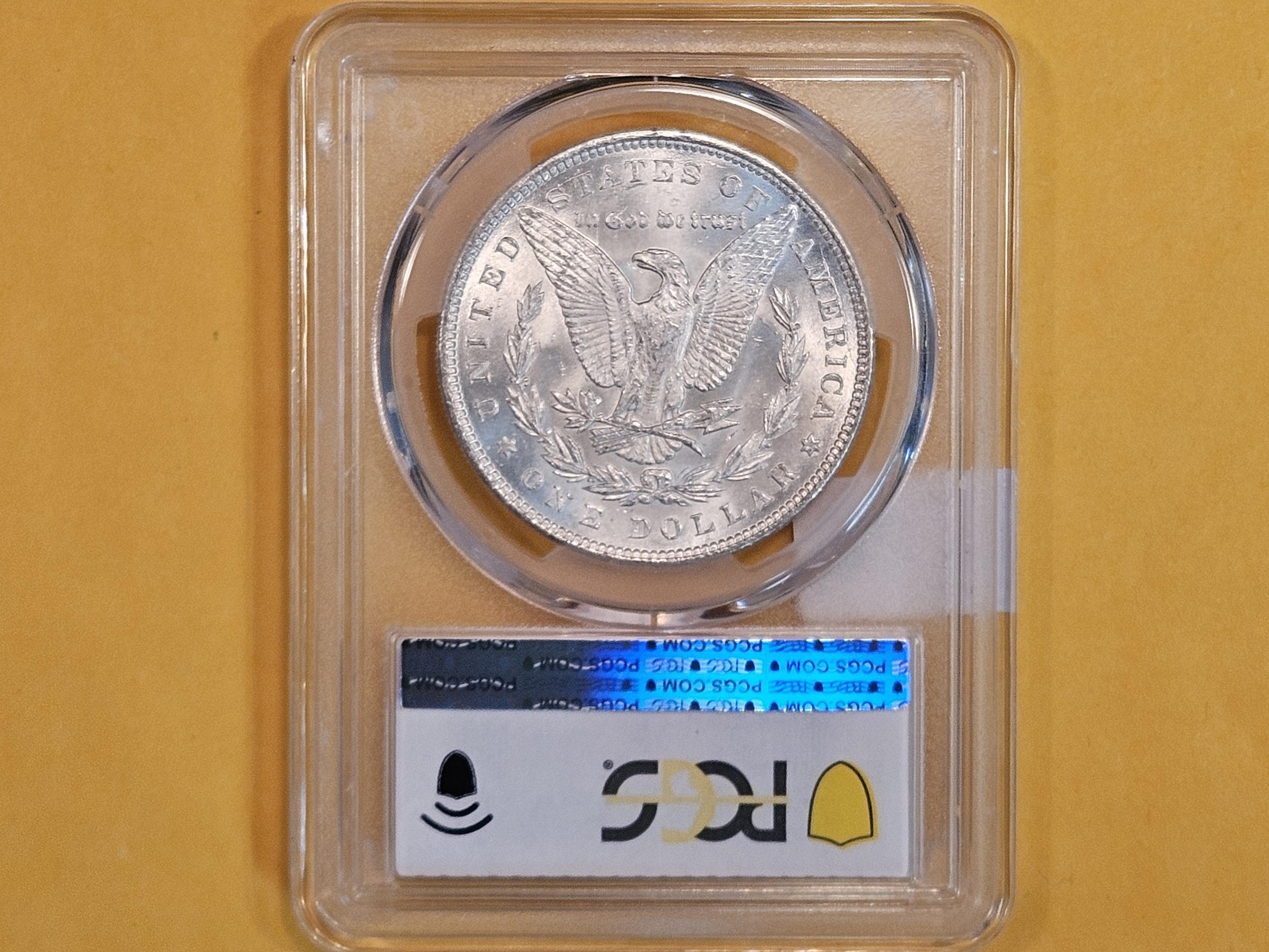 PCGS 1883 Morgan Dollar in Mint State 64