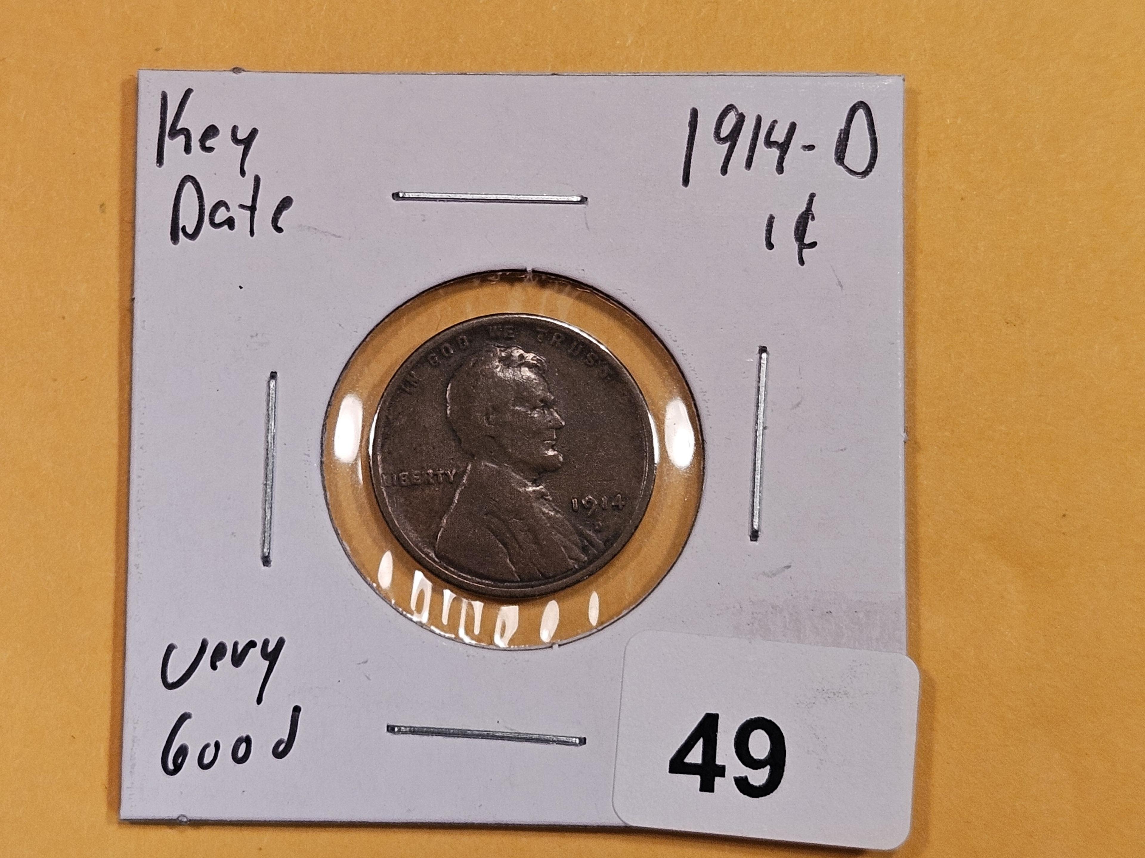 ** KEY DATE 1914-D Wheat cent