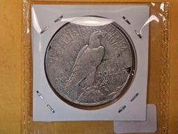 1927-D Peace silver dollar