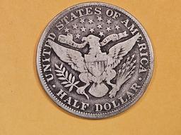 * KEY DATE 1914 Barber Half Dollar