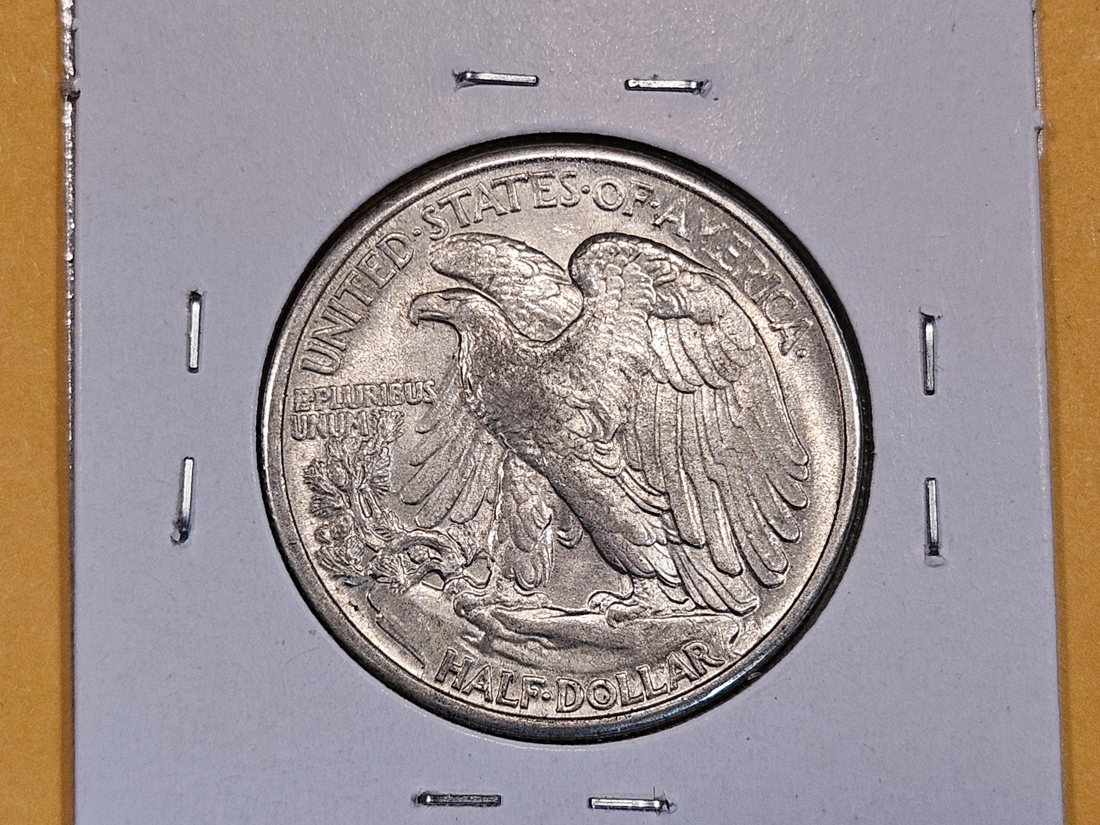 Brilliant About Uncirculated plus 1939 Walking Liberty Half Dollar