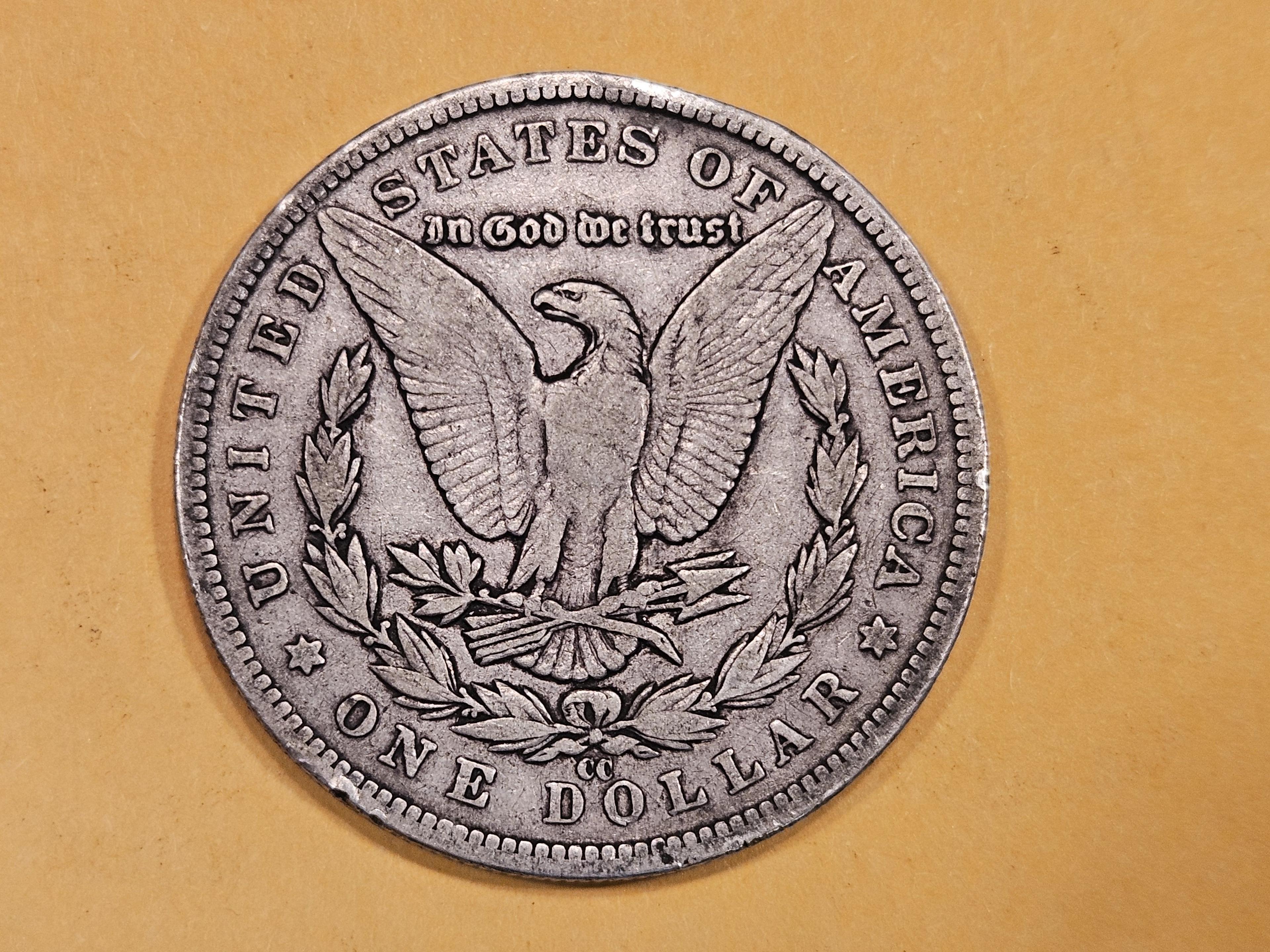 ** KEY DATE ** 1883-CC Morgan Dollar in Very Fine plus