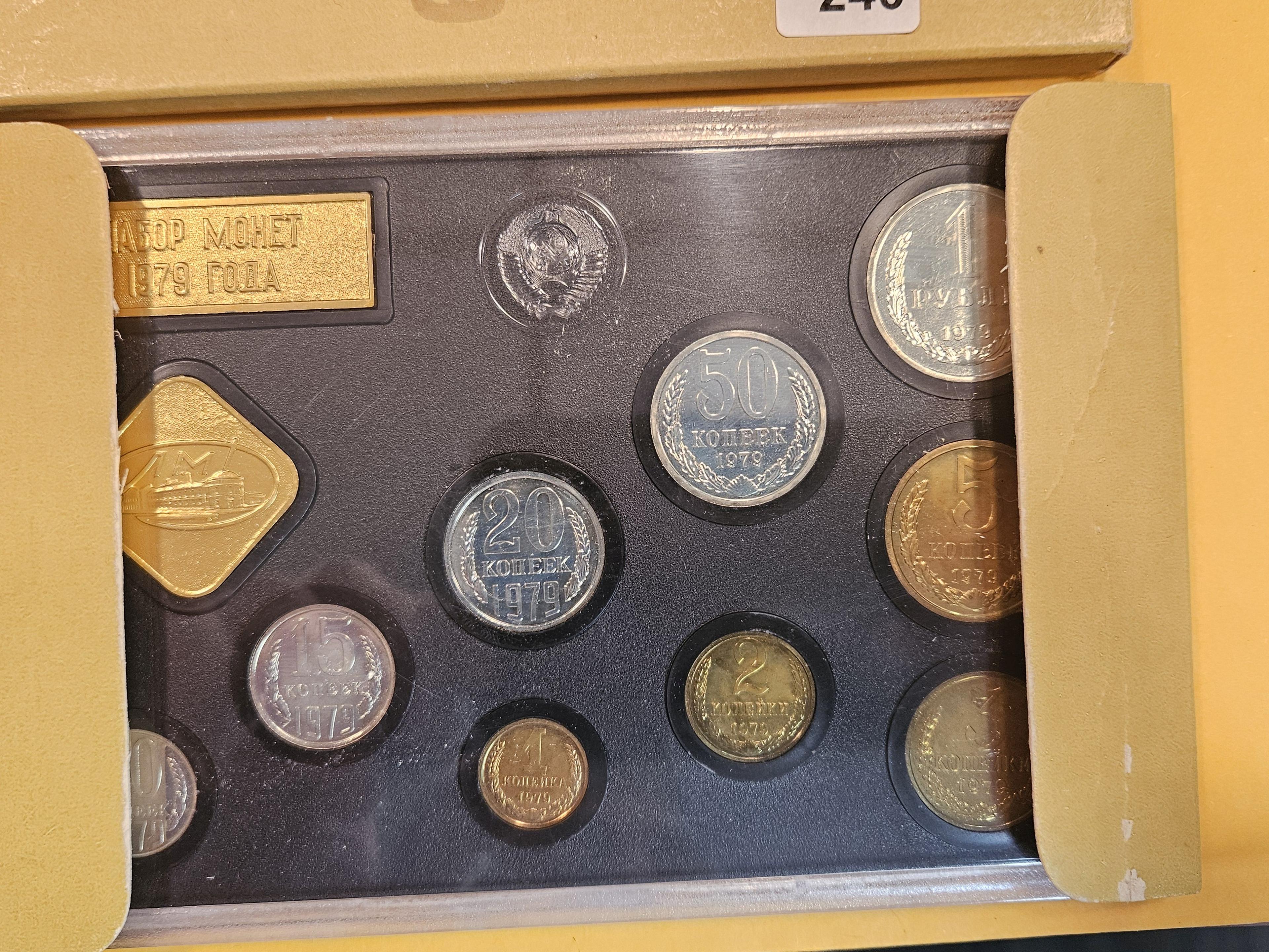 1979 CCCP-USSR Brilliant Uncirculated Coin Set