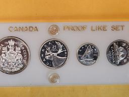 Beautiful GEM Prooflike 1961 Canada Coin set