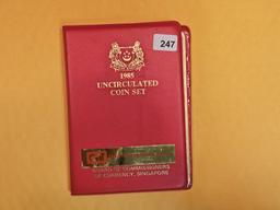 1985 Brilliant Uncirculated Singapore Coin Set