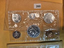 Four Canadian Silver Prooflike Sets