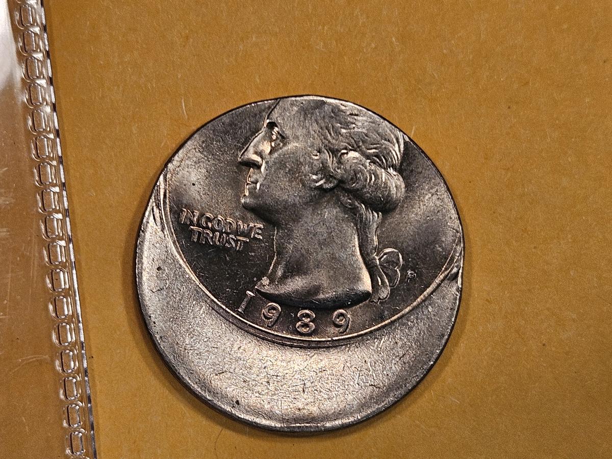 ERROR! GEM Brilliant Uncirculated 1989 Washington Quarter