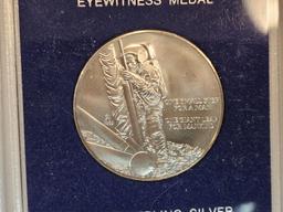 Franklin Mint Sterling Silver EYEWITNESS Medal