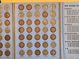 1909 - 1945 Wheat cent album