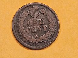 Semi-Key 1869 Indian Cent