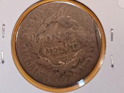 Better Date 1827 Coronet Head Large Cent