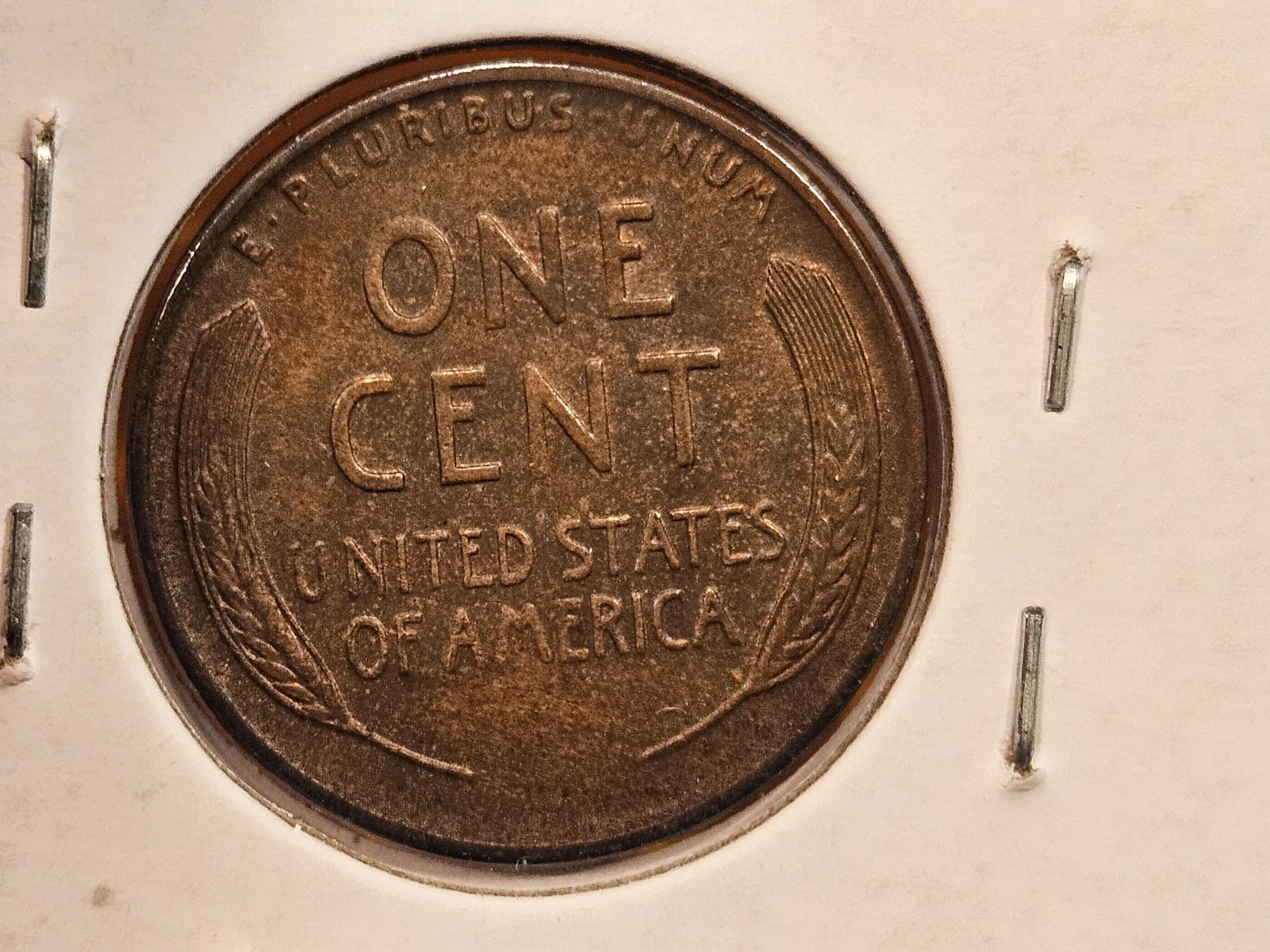 1931-D Wheat cent in About Uncirculated