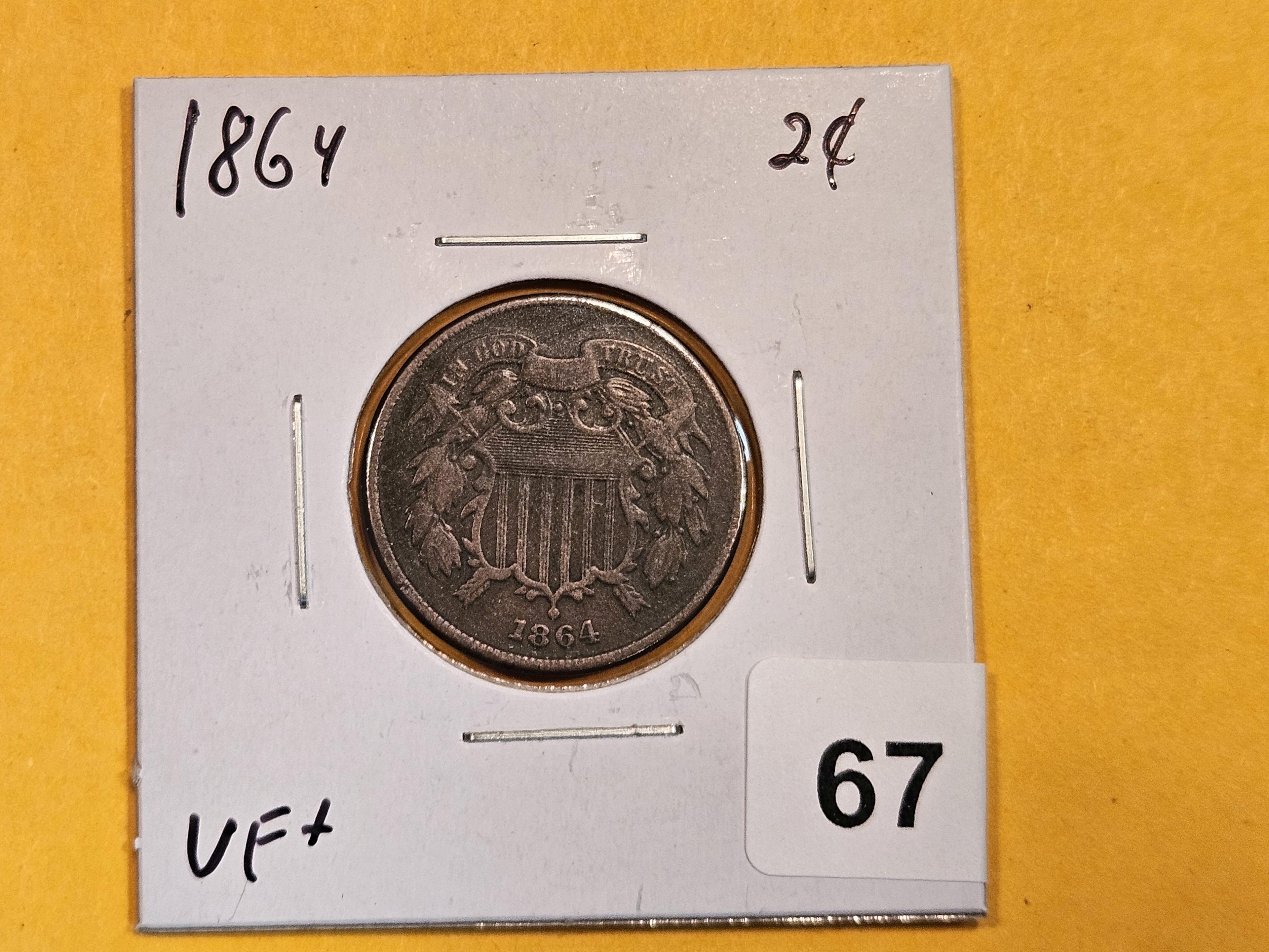 1864 Two Cent Piece