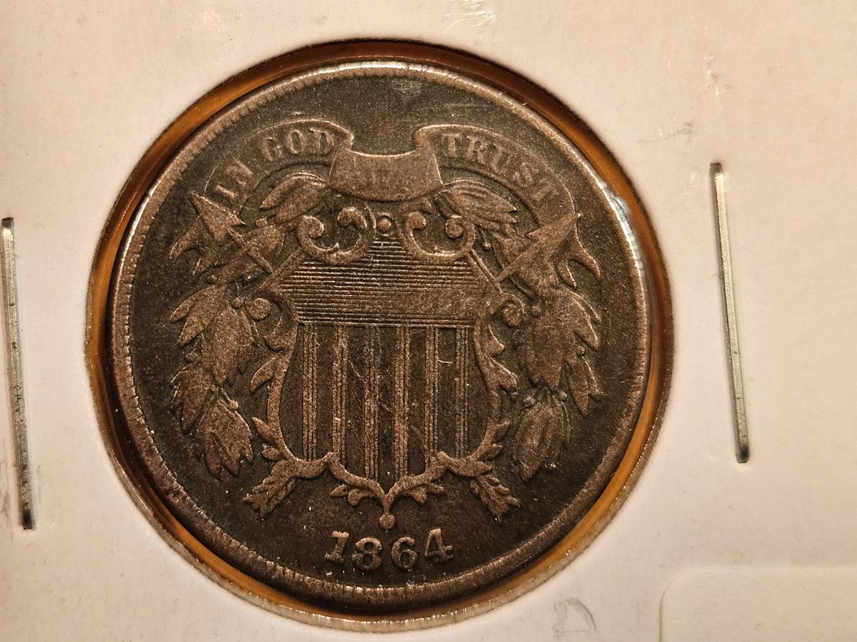 1864 Two Cent Piece