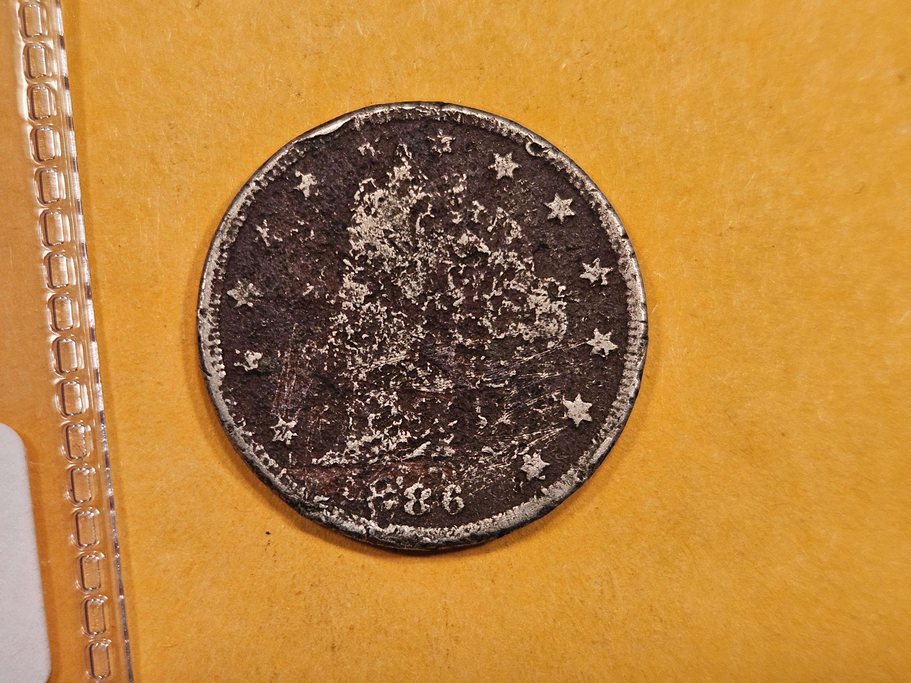 ** KEY DATE ** 1886 Liberty "V" Nickel