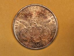 GOLD! Brilliant About Uncirculated plus 1893-S Gold Liberty Head Twenty Dollars