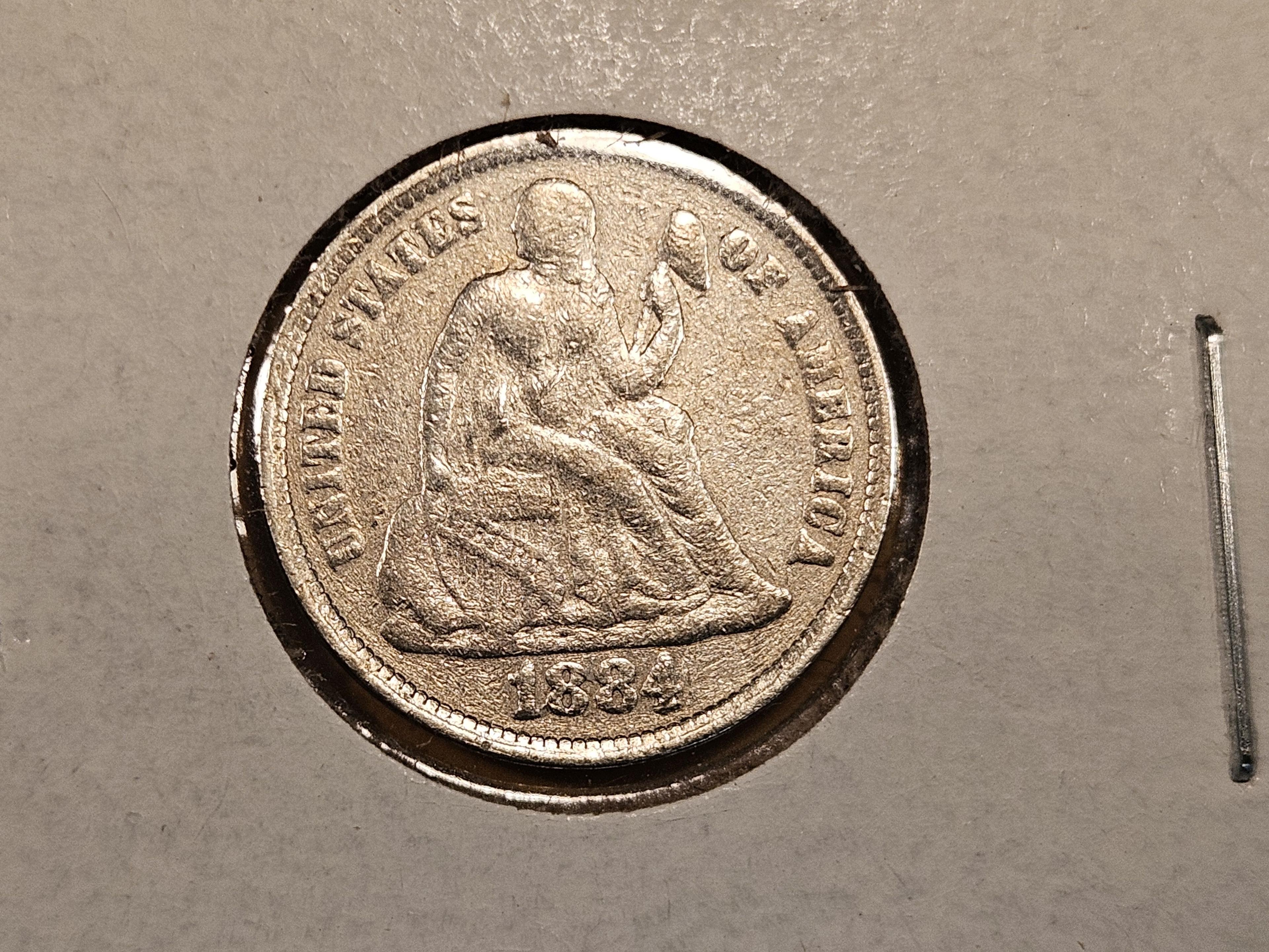 1884 and 1886 Seated Liberty Dimes