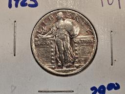 Three Standing Liberty Quarters