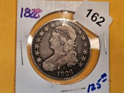 1828 Capped Bust Half Dollar