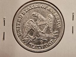 1855-O Seated Liberty Half Dollar